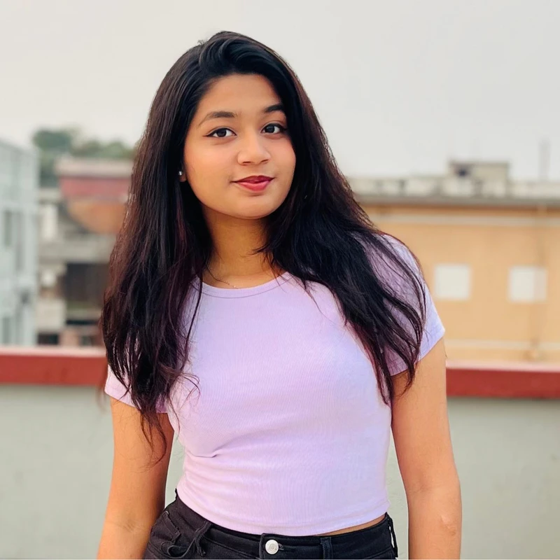 Basic Crop Tops in Lavender