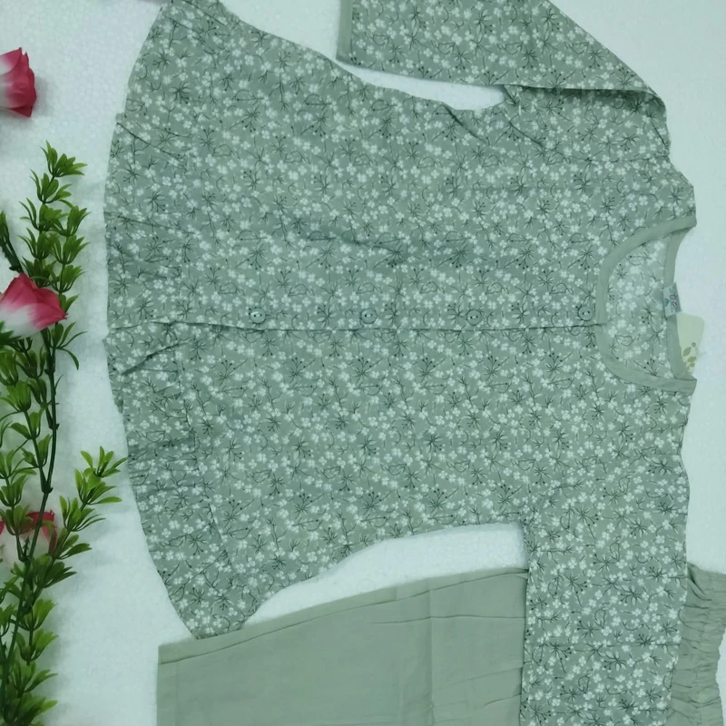 বেবি গার্ল সামার ফতুয়া সেট ০২৫