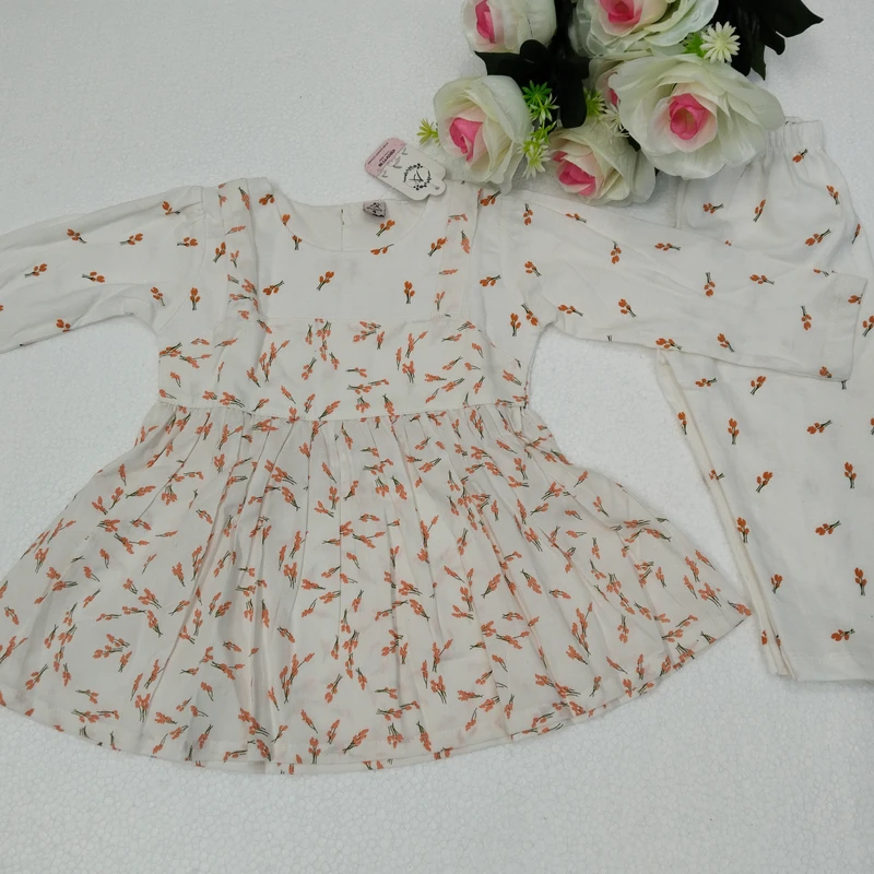 বেবি গার্ল ফুলহাতা সেট ০৩৮