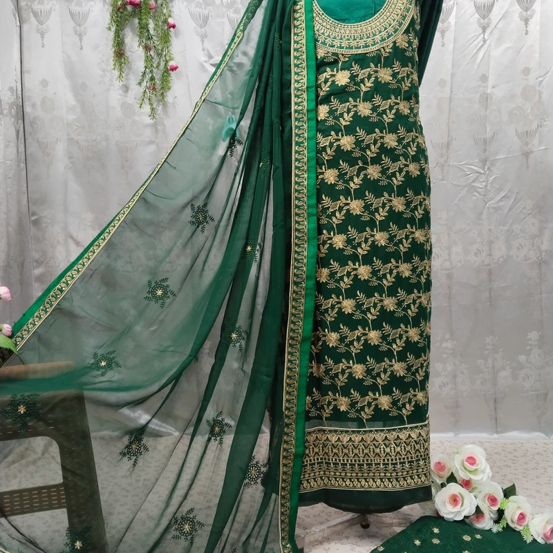 জর্জেট কাজ করা ০৩৬