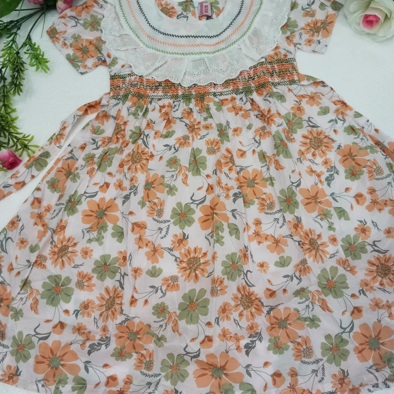 বেবি গার্ল কটন ফ্রক ২২২৪২৬