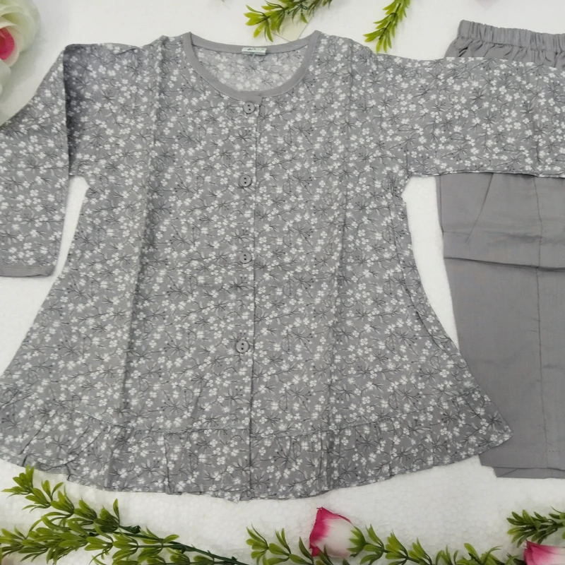 বেবি গার্ল ফুলহাতা ফতুয়া সেট ০২৬