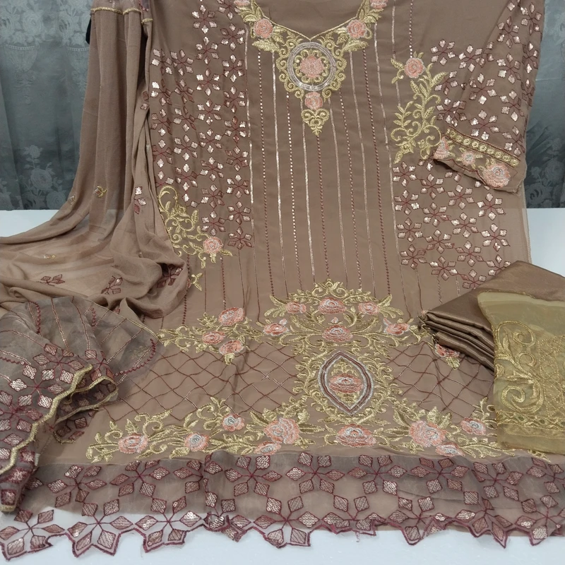 জর্জেট কাজ করা ০২৫