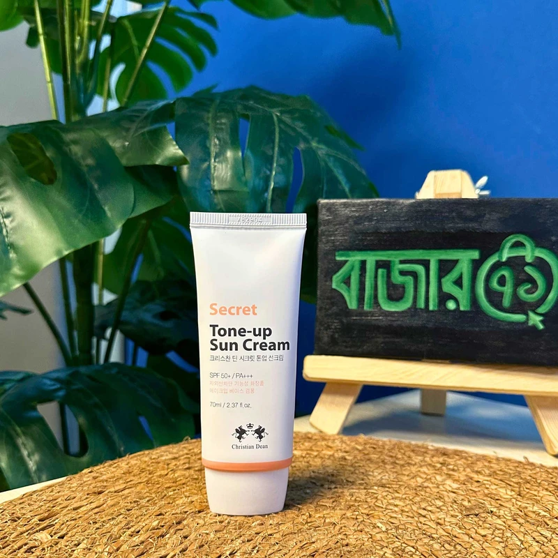 Christian Dean Secret Tone-Up Sun Cream with SPF50+ – 70ml