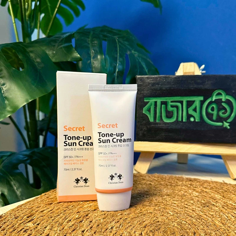 Christian Dean Secret Tone-Up Sun Cream with SPF50+ – 70ml