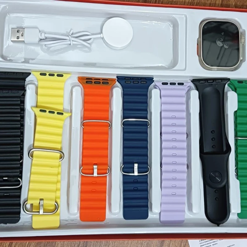 Y80 Ultra Smartwatch with 8 Strap