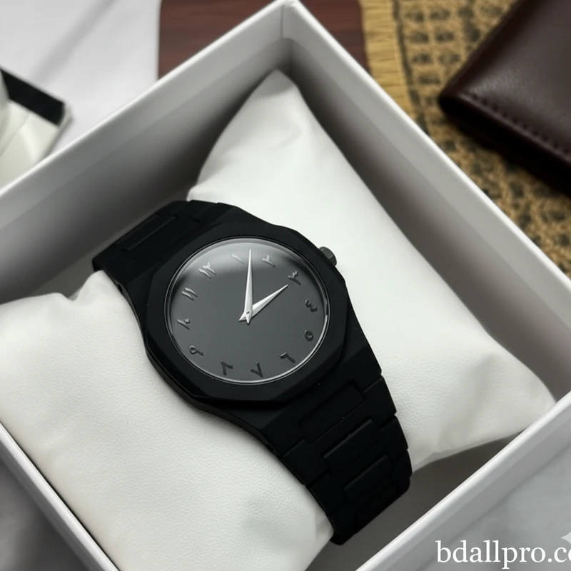 D1 Milano Watches Poly carbon Arabic Black