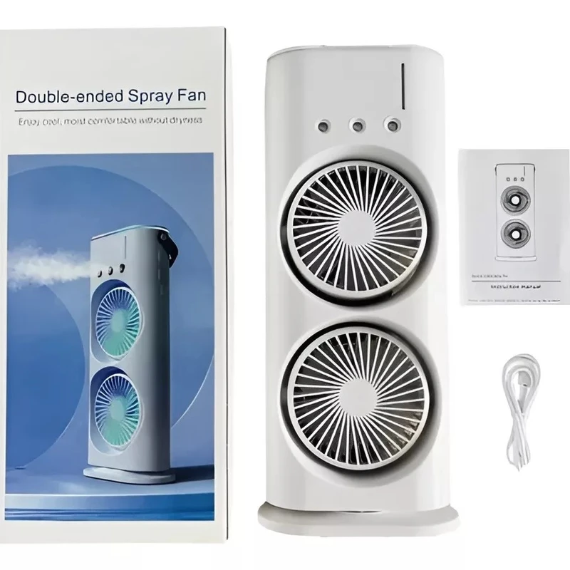 Portable Light Humidifier Double-ended Spray Fan
