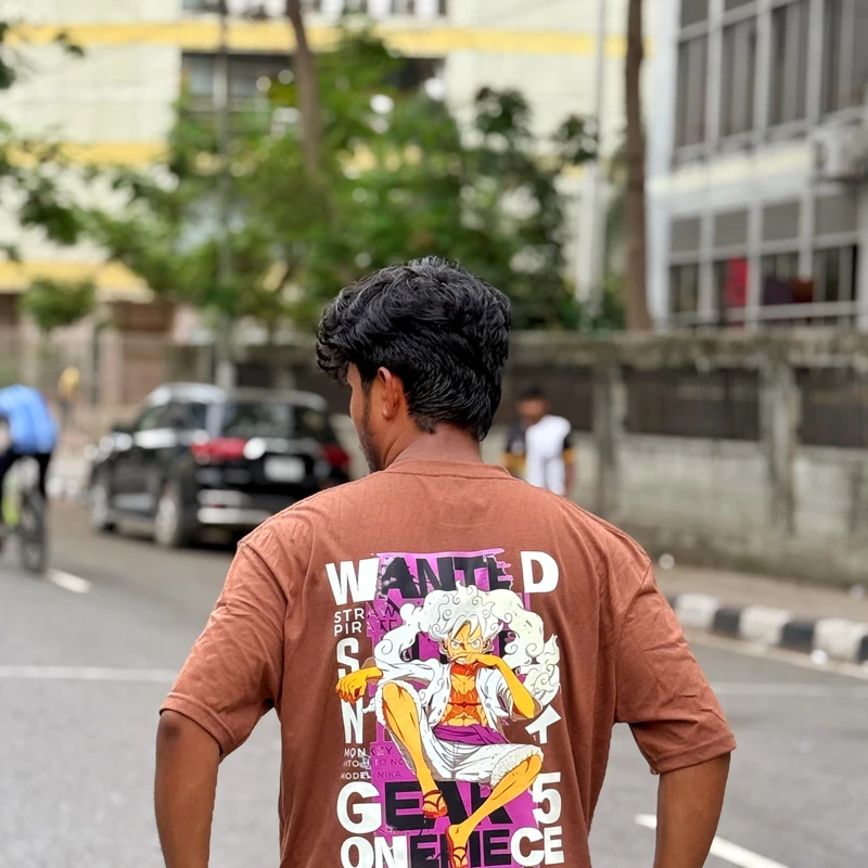 Luffy Gear 5th Drop SHoulder - Image 5