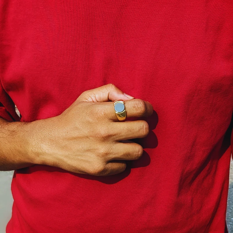 Eye Infinity Ring (Golden) - Image 3