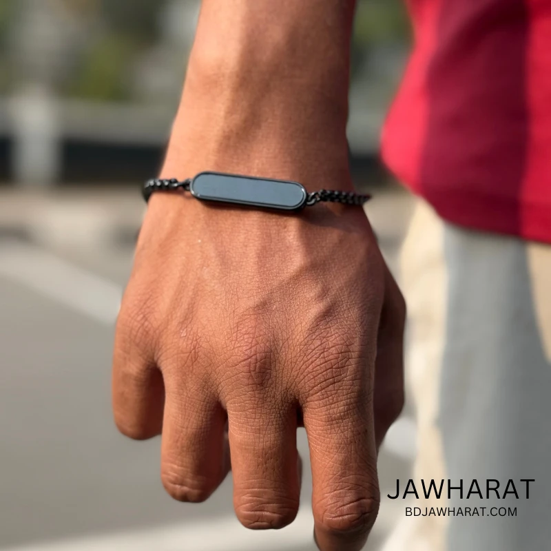 Midnight  Clasp (Stone) Black Bracelet - Image 4