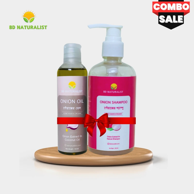 Combo Pack 1 (Onion Oil + Onion Shampoo)