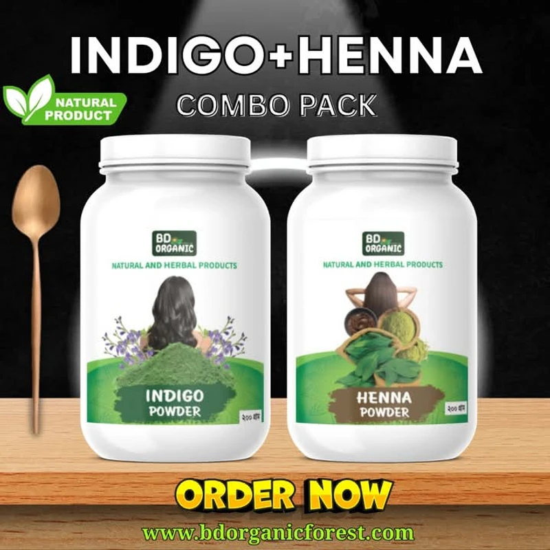 INDIGO PLUS HENNA HAIR PACK COMBO (200 Gram-400 Gram)