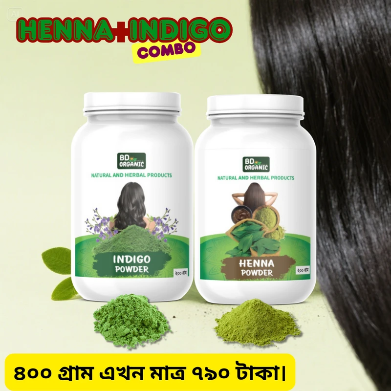 INDIGO PLUS HENNA HAIR PACK COMBO (200 Gram-400 Gram) - Image 7