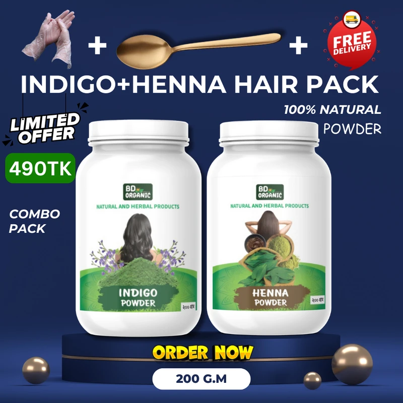 INDIGO PLUS HENNA HAIR PACK COMBO (200 Gram-400 Gram) - Image 10