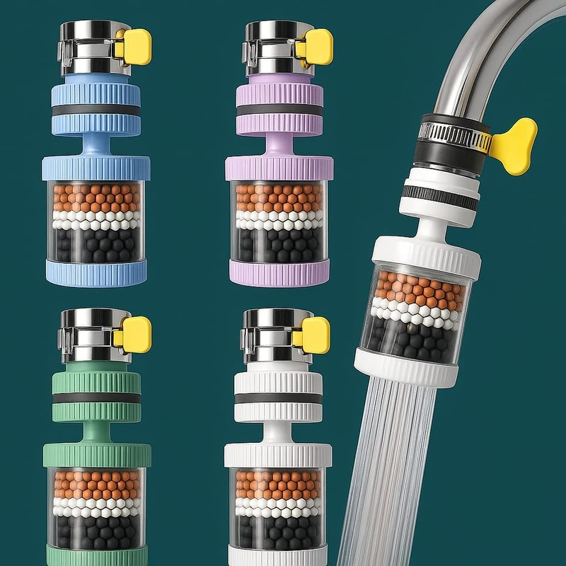 ৪ পিস ৩৬০° ট্যাপ ফিল্টার