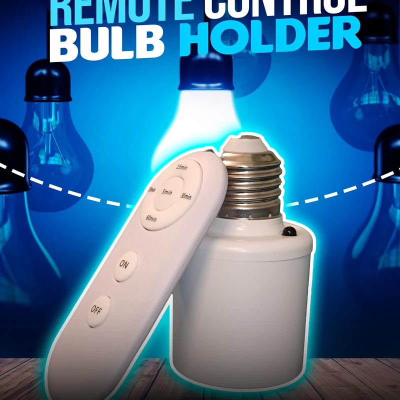 Remote Control Bulb with Holder - Image 3