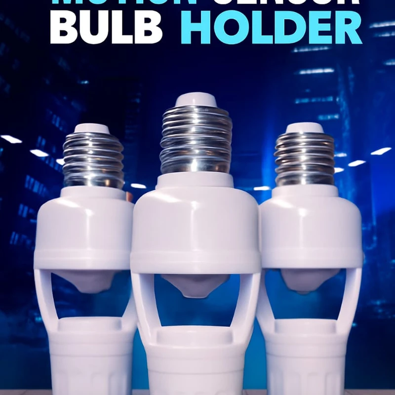 ৩ পিস মোশন সেন্সর বাল্ব হোল্ডার