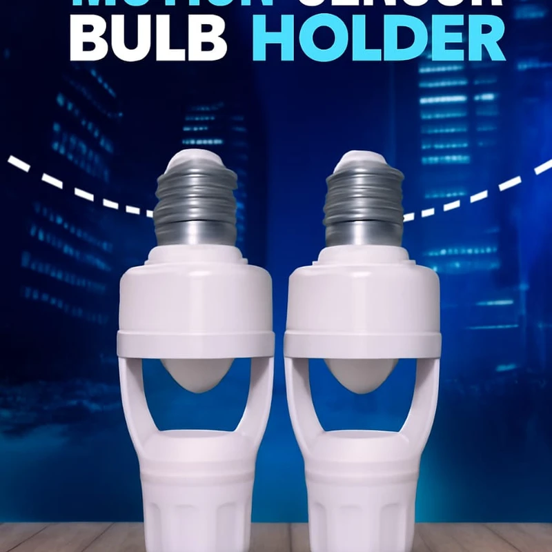 ২ পিস মোশন সেন্সর বাল্ব হোল্ডার