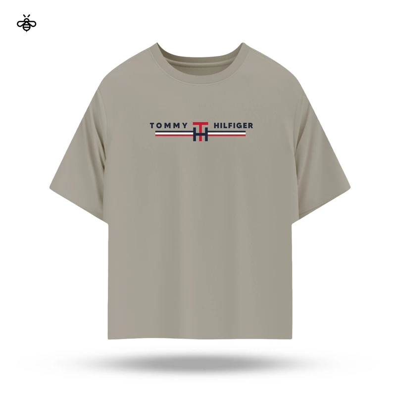 Premium Embroided Drop Shoulder T-Shirt