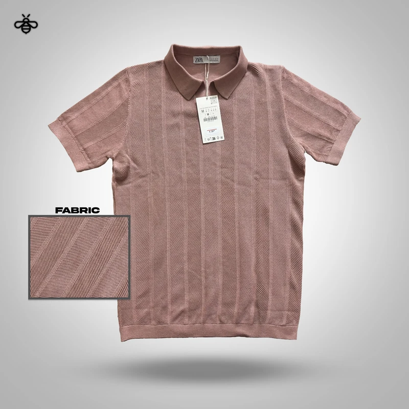 Premium Knitted ZigZag Polo