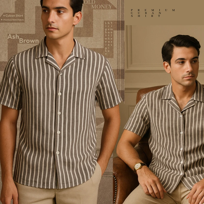 Premium Cuban Collar Shirt