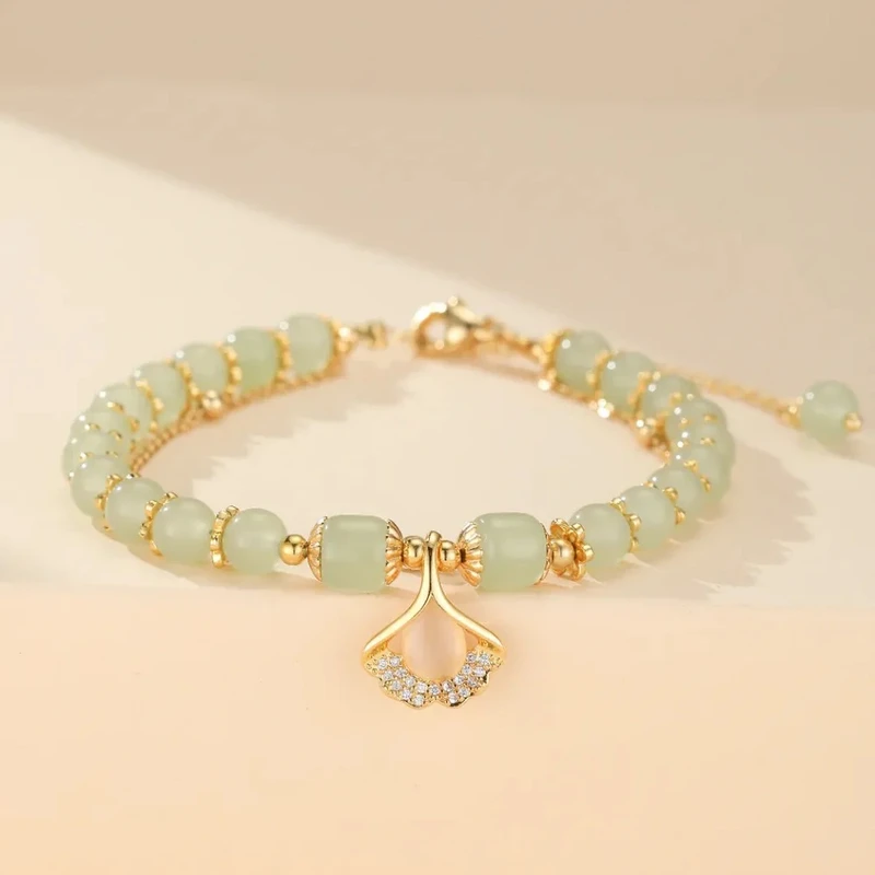 Apricot Leaf Bracelet (𝑷𝒓𝒆𝒎𝒊𝒖𝒎 𝑸𝒖𝒂𝒍𝒊𝒕𝒚) - Image 5