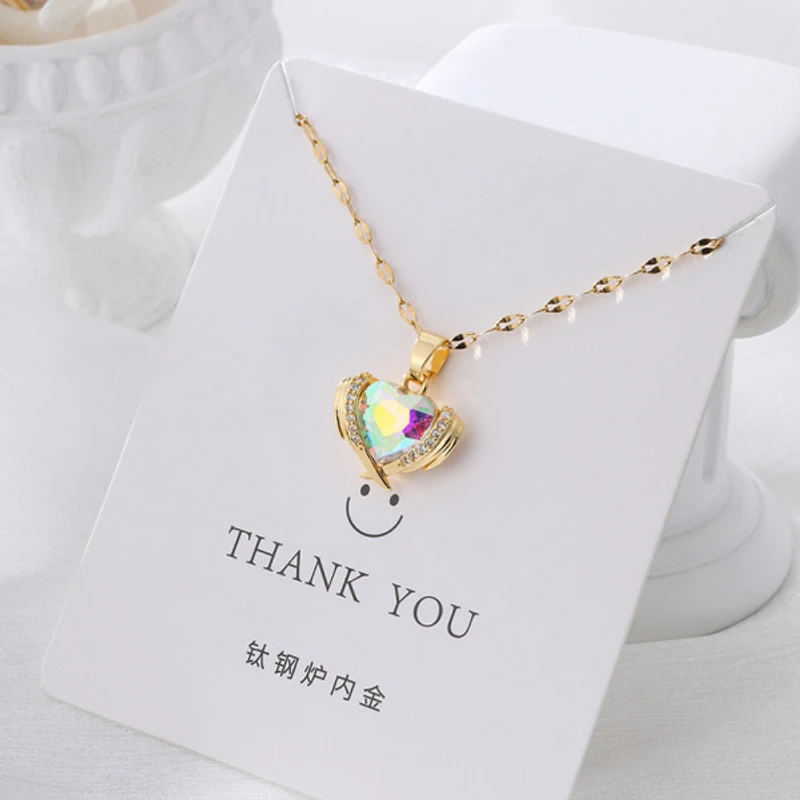 Diamond Cut Heart shape pandent