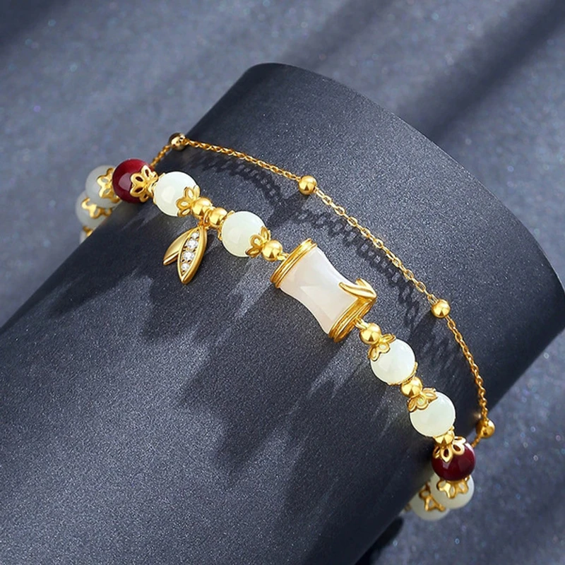 Zade Stone Bracelate(𝑷𝒓𝒆𝒎𝒊𝒖𝒎 𝑸𝒖𝒂𝒍𝒊𝒕𝒚) - Image 3