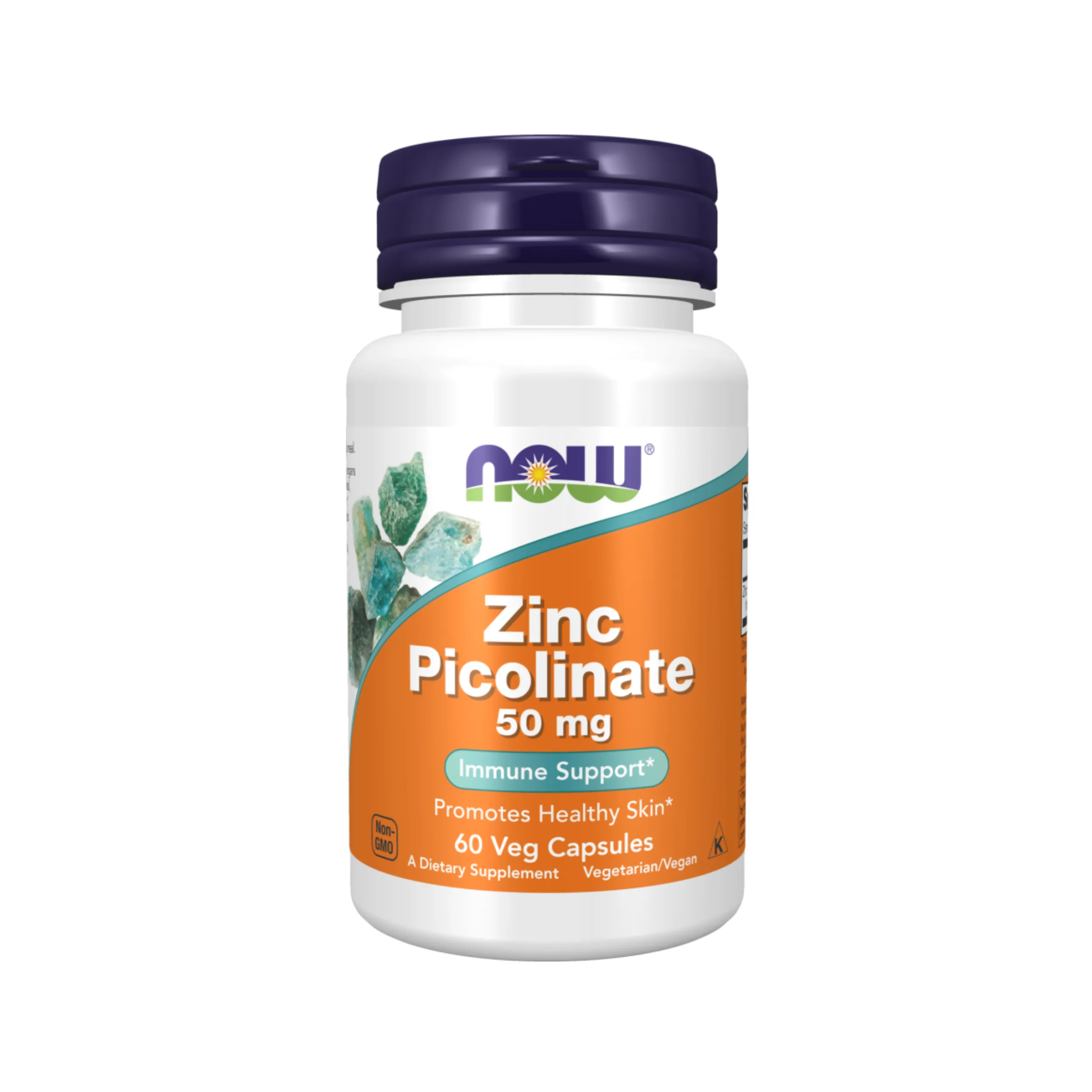 Now Foods Zinc Picolinate 50 mg 60 Veg Capsules