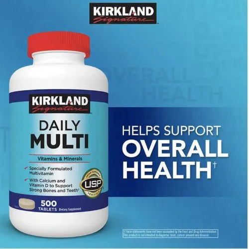 Kirkland Signature Daily Multi (500 Tablets) in Bangladesh - Thumbnail 3