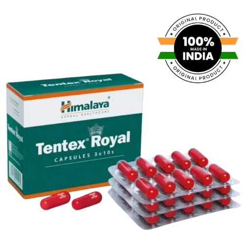 Himalaya Tentex Royal (5 Packet -50 Capsule) Improves Male Performance