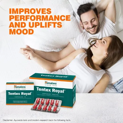 Himalaya Tentex Royal (5 Packet -50 Capsule) Improves Male Performance - Thumbnail 3