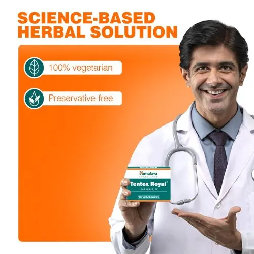 Himalaya Tentex Royal (5 Packet -50 Capsule) Improves Male Performance - Thumbnail 4