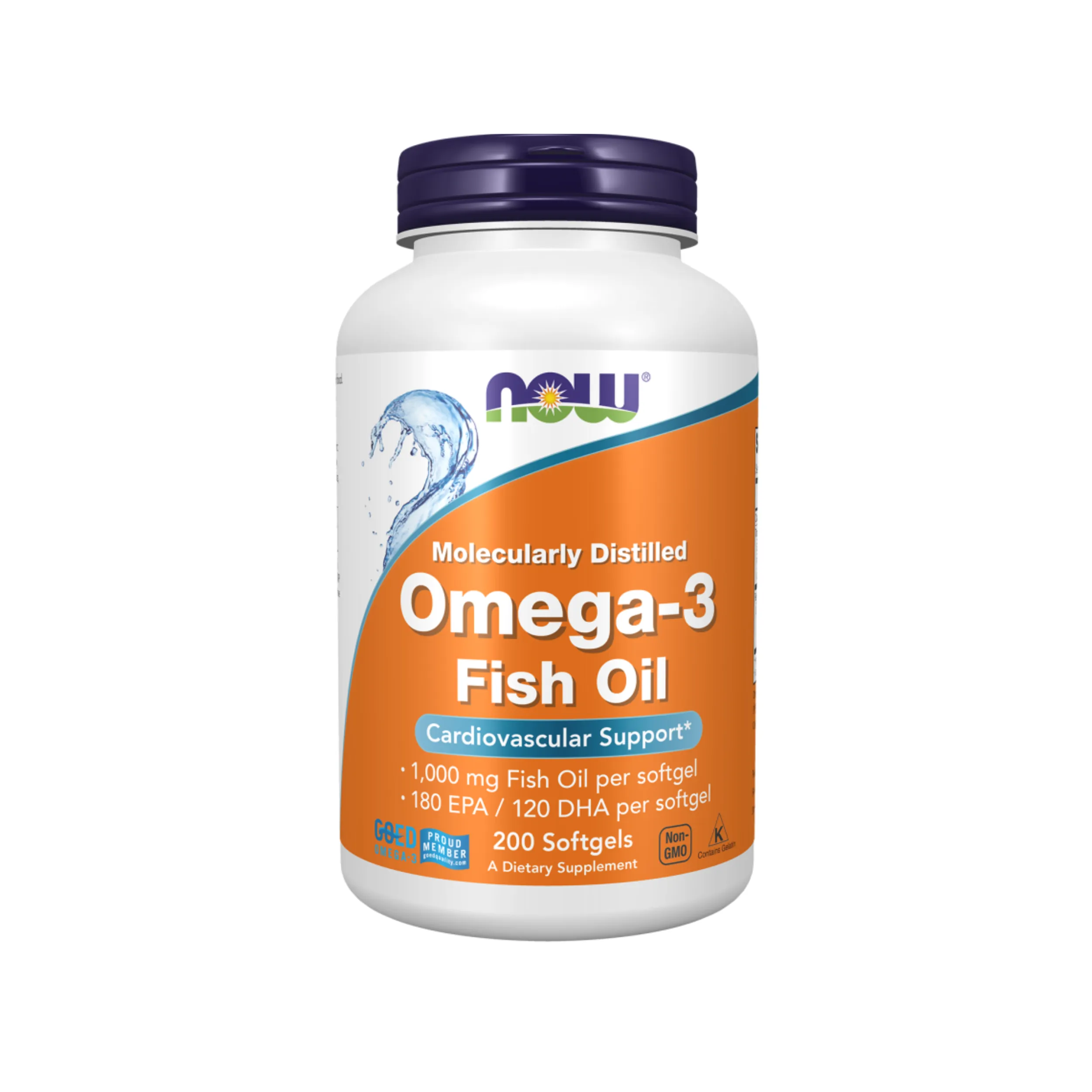 Now Foods Omega 3 Fish Oil 200 Softgels