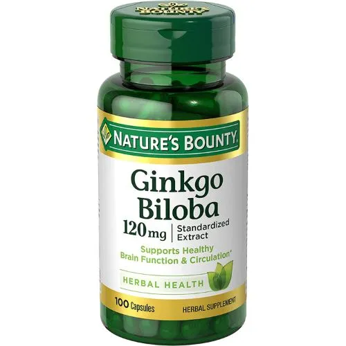 Nature's Bounty, Ginkgo Biloba 120 mg 100 Capsules