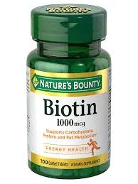 Nature's Bounty Biotin 1,000 mcg (100 Tablets) in Bangladesh