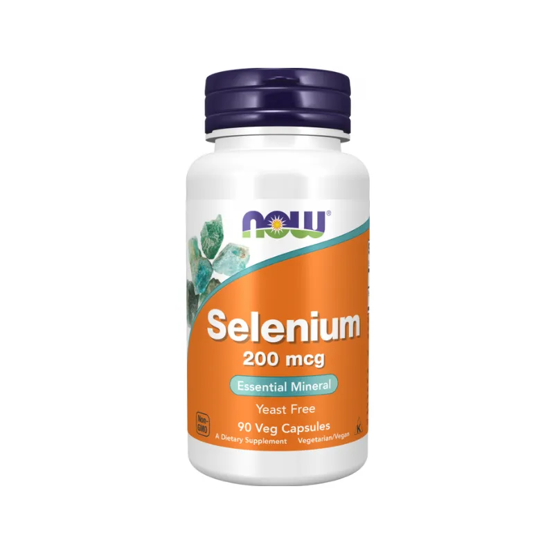 Now Foods Selenium 200 mcg 90 Veg Capsules