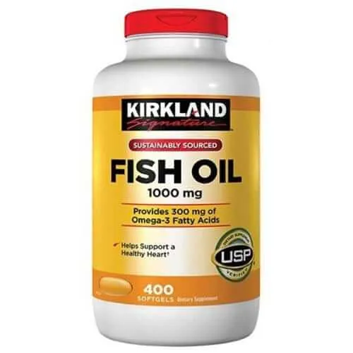 Kirkland Signature, Fish Oil 1,000mg, Omega-3 (400 Capsules) in Bangladesh