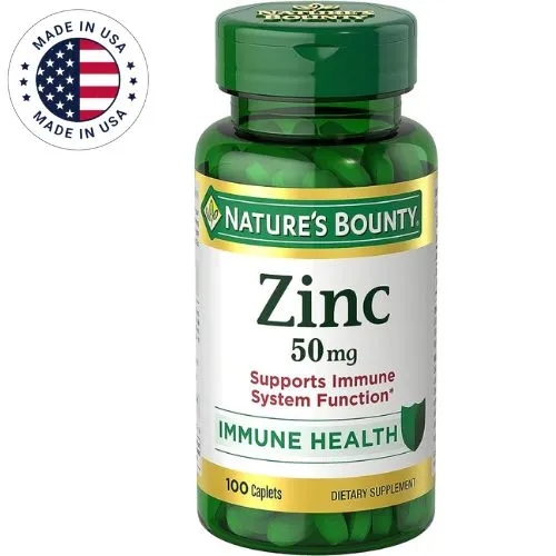 Nature's Bounty Zinc 50 mg (100 Tablets) in Bangladesh