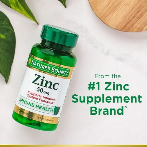 Nature's Bounty Zinc 50 mg (100 Tablets) in Bangladesh - Thumbnail 4