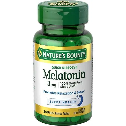 Nature's Bounty Melatonin 3 mg (240 Tablets) in Bangladesh