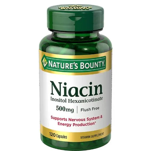 Nature's Bounty, Niacin 500 mg (120 Capsules) | Best price in Bangladesh