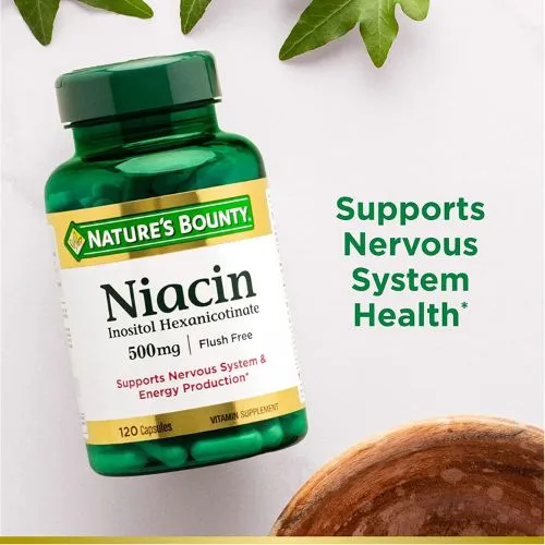 Nature's Bounty, Niacin 500 mg (120 Capsules) | Best price in Bangladesh - Thumbnail 3