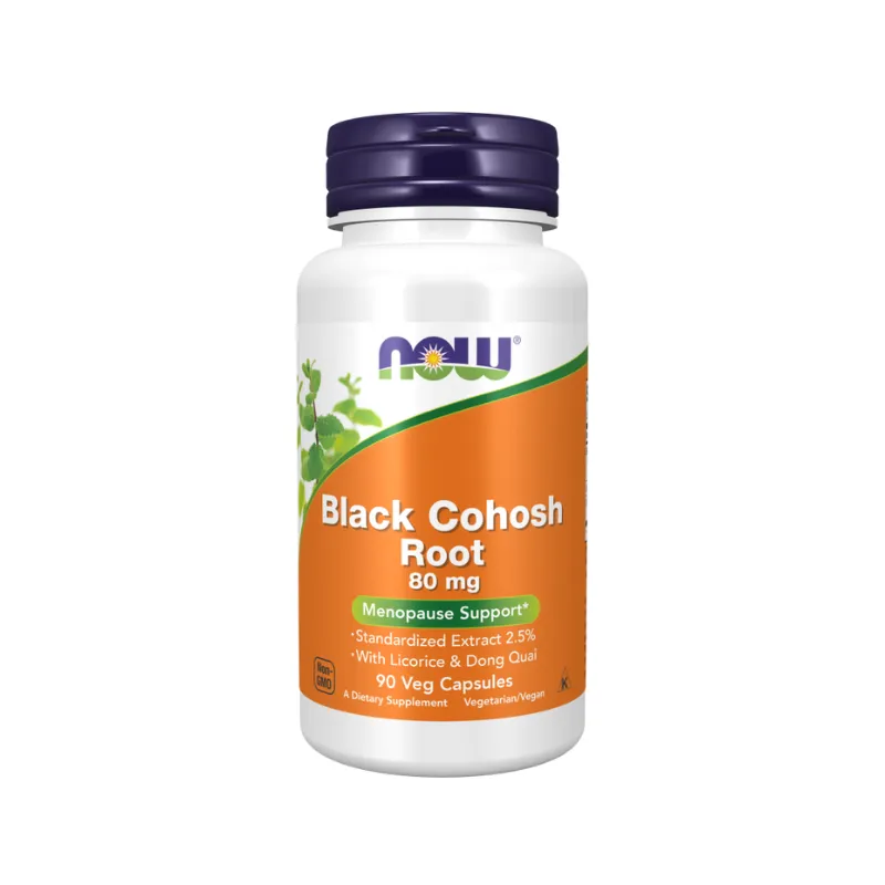 Now Foods Black Cohosh Root 80 mg Veg Capsules