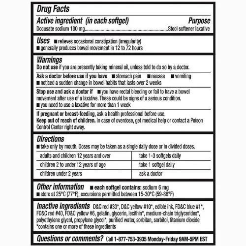 Kirkland, Stool Softener 100 mg (400 Softgels) in Bangladesh