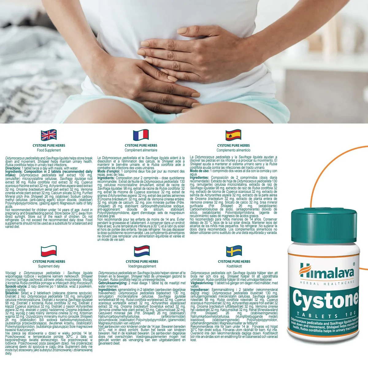 Himalaya Cystone For Healthy Kidneys-60 tab