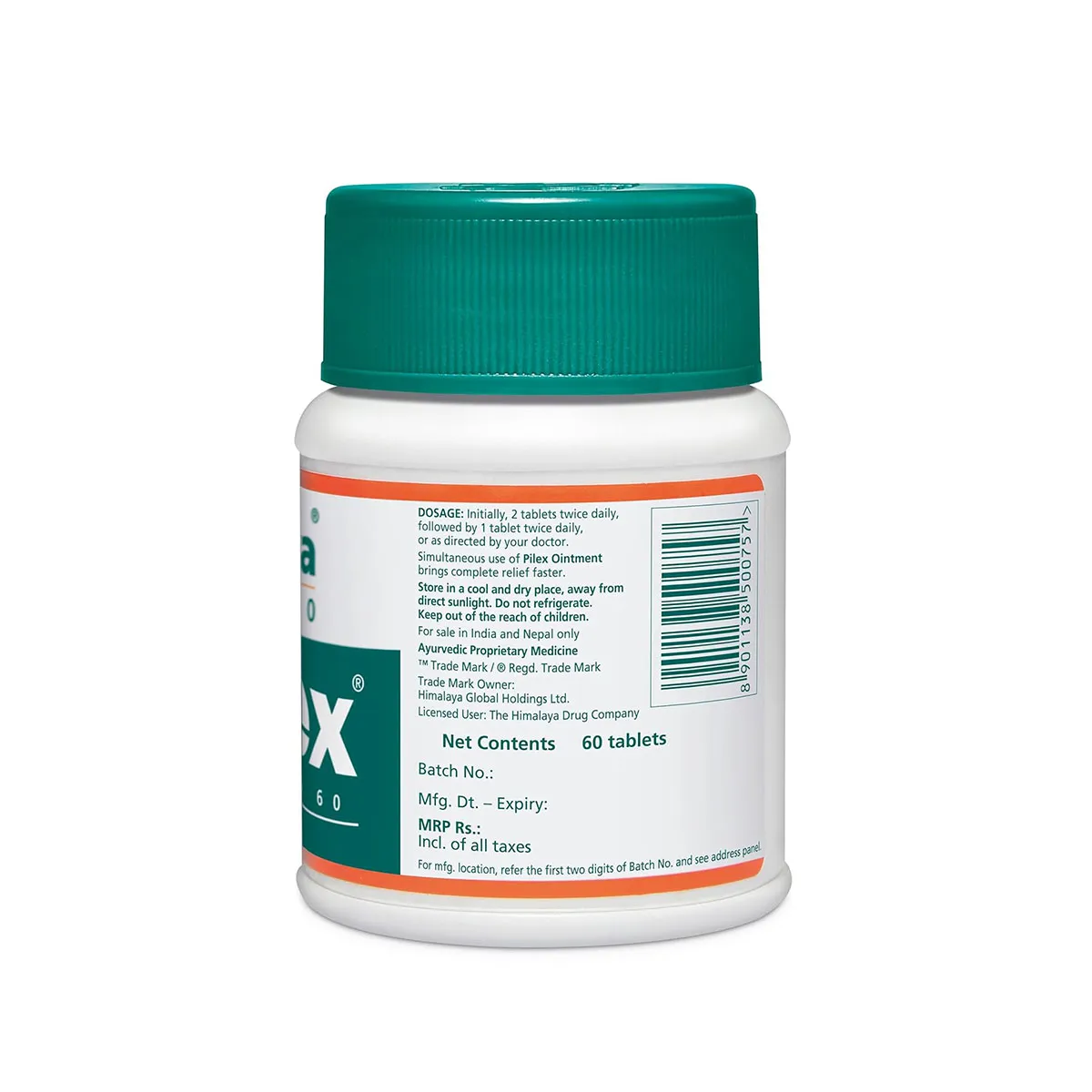 Himalaya Pilex Tablets for piles 60 Tablets