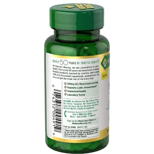 Nature's Bounty, Anxiety & Stress Relief, Ashwagandha (50 Tablets) - Thumbnail 3