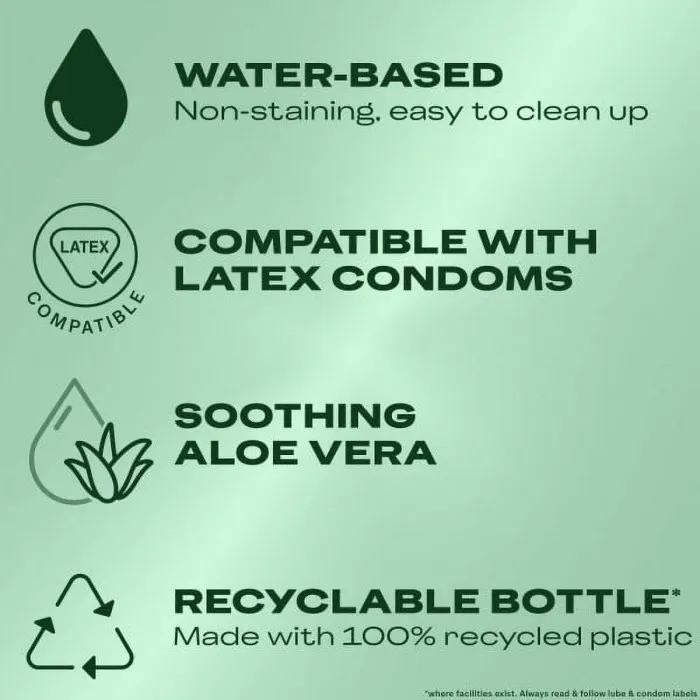 Durex Soothing Massage & Play 2 in 1, Intimate Soothing Lube Gel with Aloe Vera, Water-Based -200ml